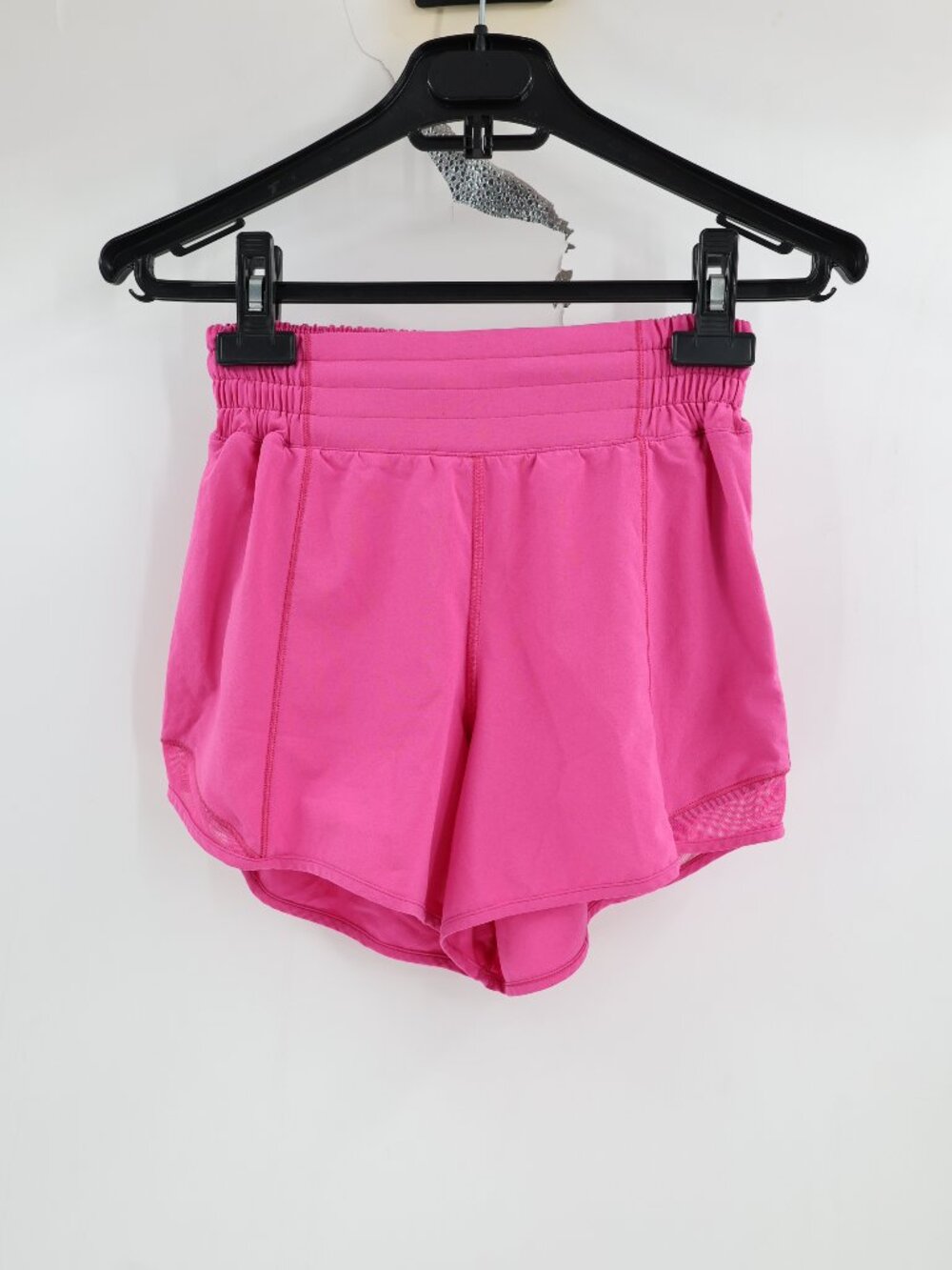 Lululemon Shorts Womens XS/S Hotty Hot 4" Lined Elastic Waist Running Pink gym